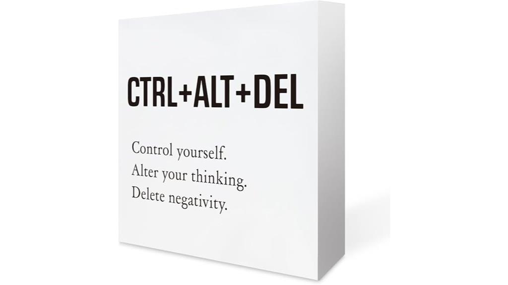 motivational office desk decor