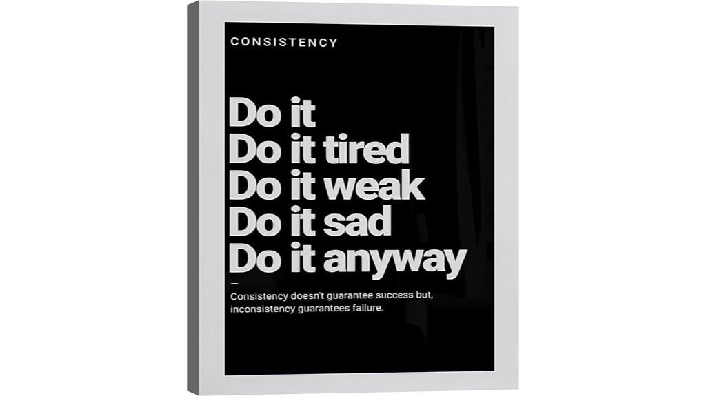 motivational office wall art