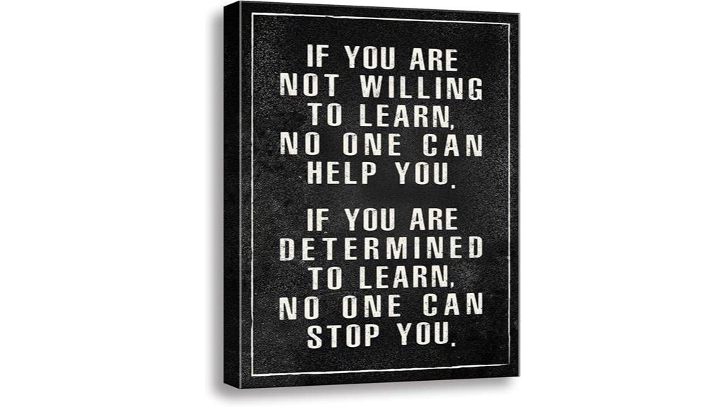 motivational office wall decor