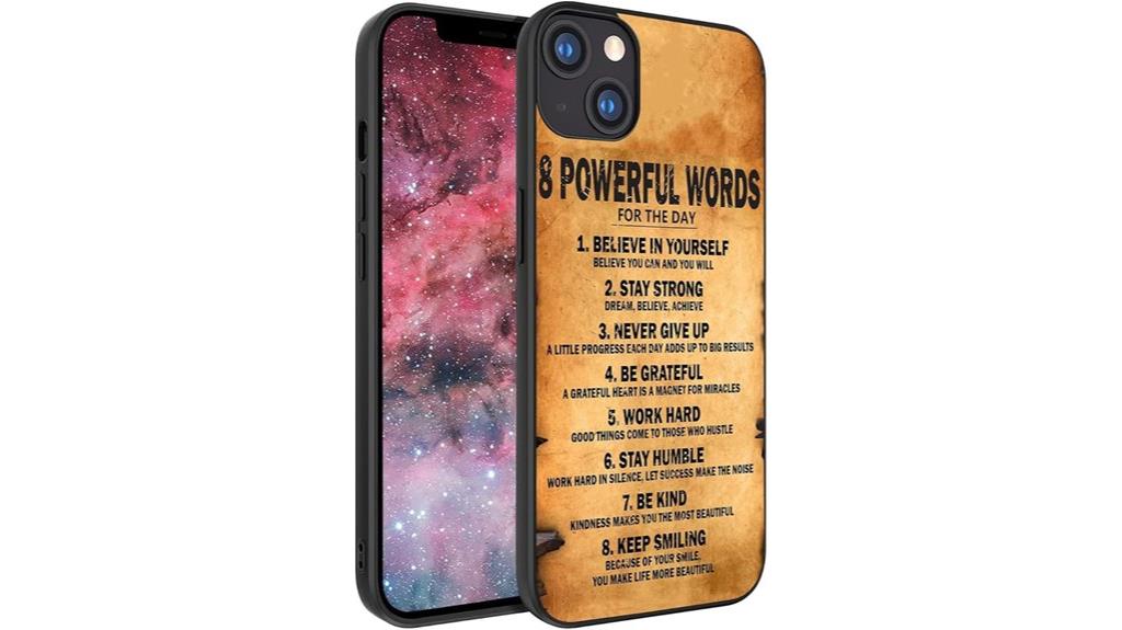 motivational phone case