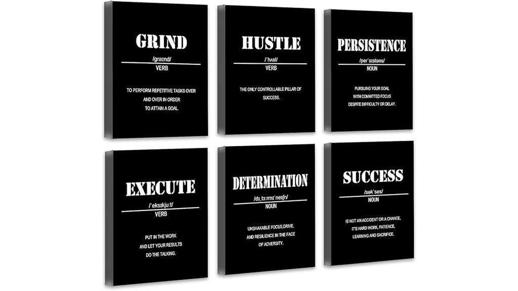 motivational quotes office decor