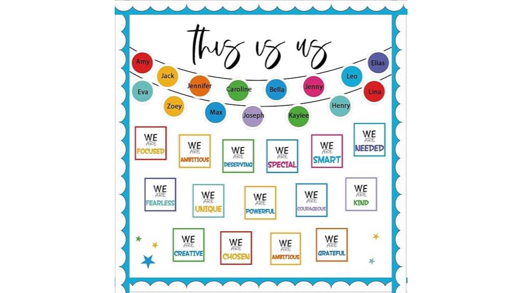 motivational school bulletin set