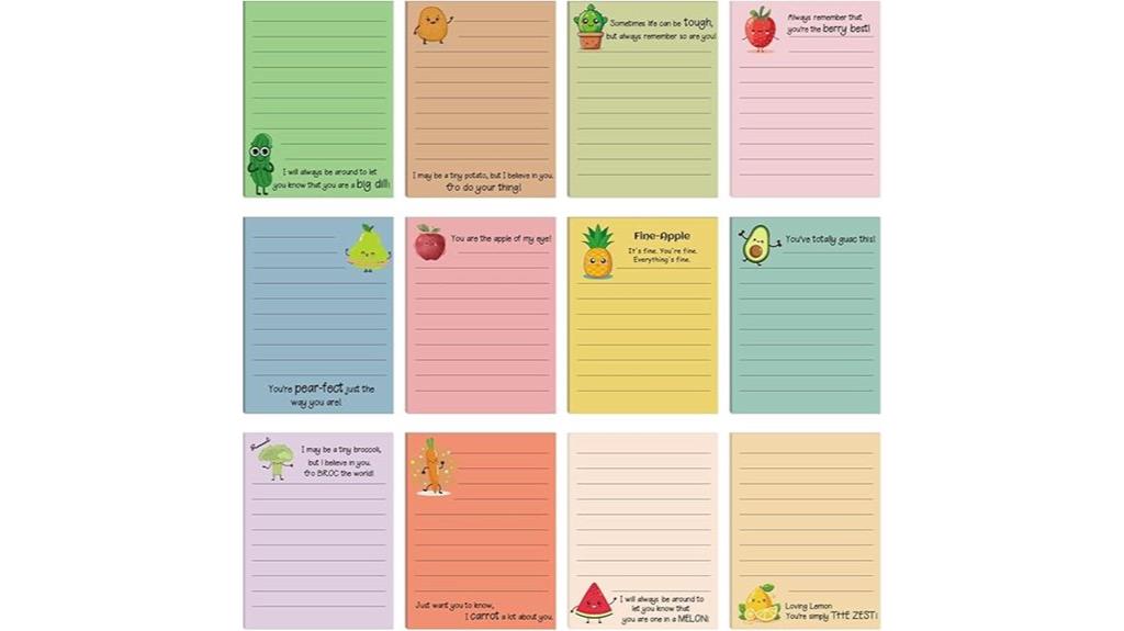 motivational sticky note set