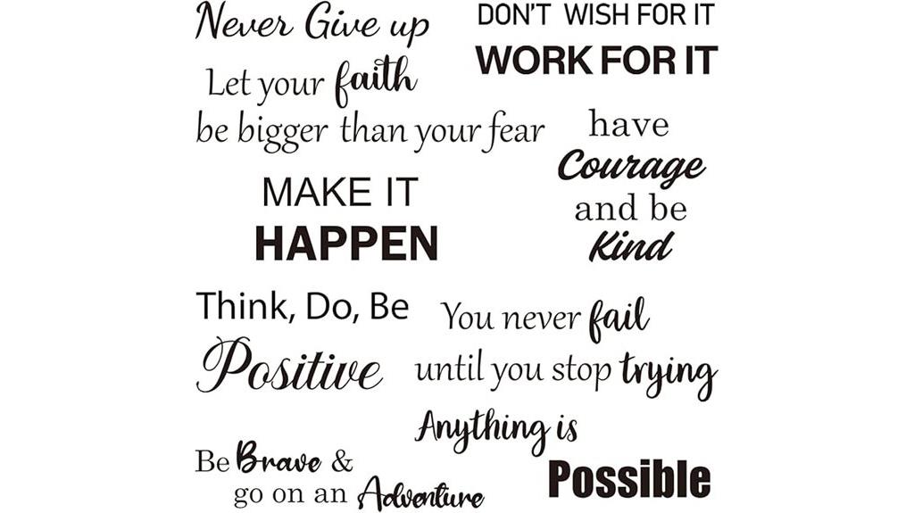 motivational vinyl wall quotes