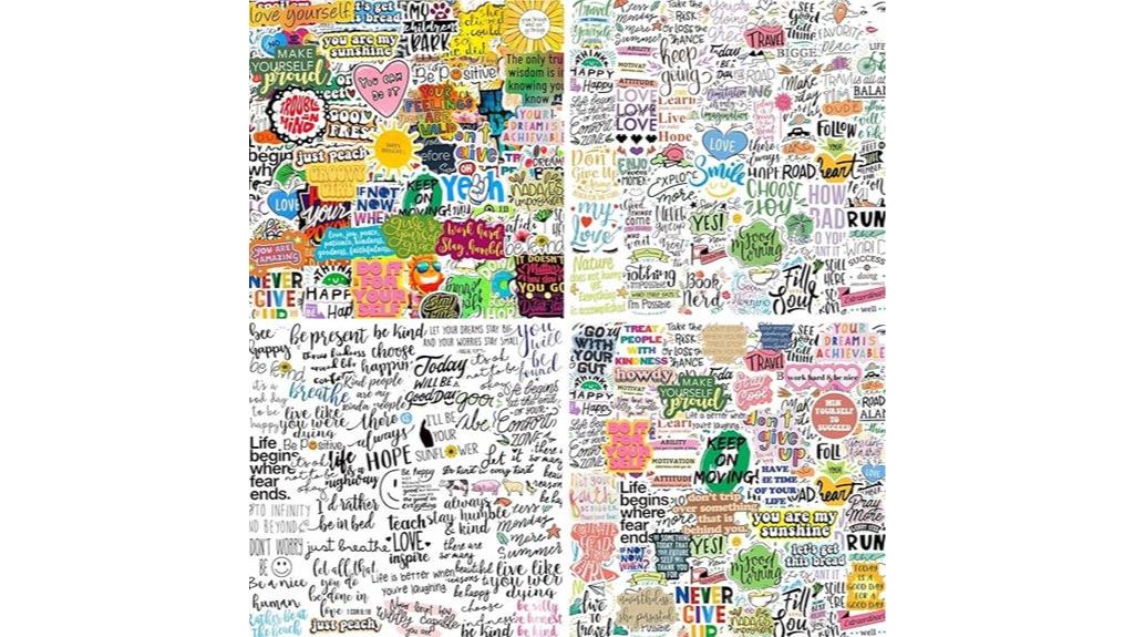 motivational waterproof vinyl stickers