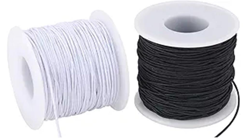 multiple thickness elastic cord