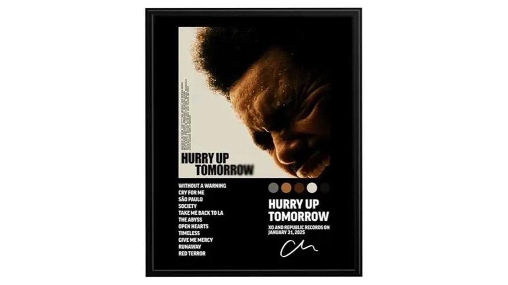 music poster for tomorrow