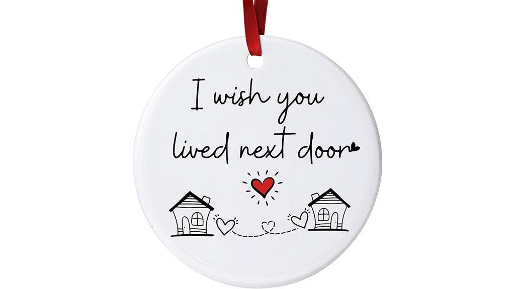 neighborly holiday friendship ornament