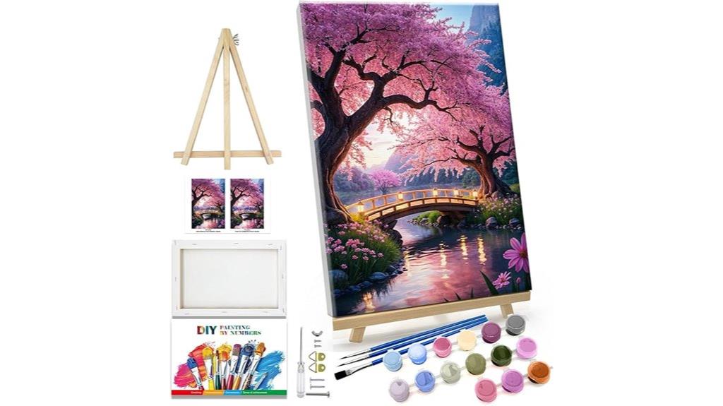 paint by numbers adult kit