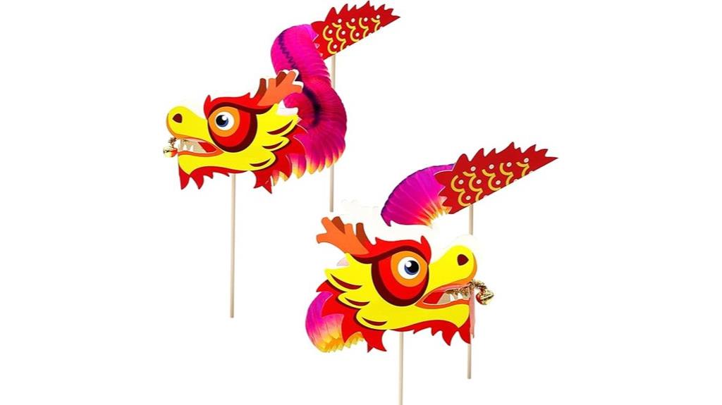 paper dragon decorations pack