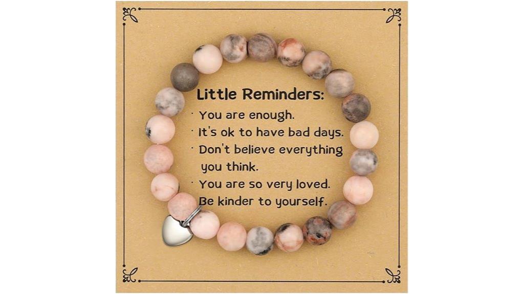 pink heart charm bracelet