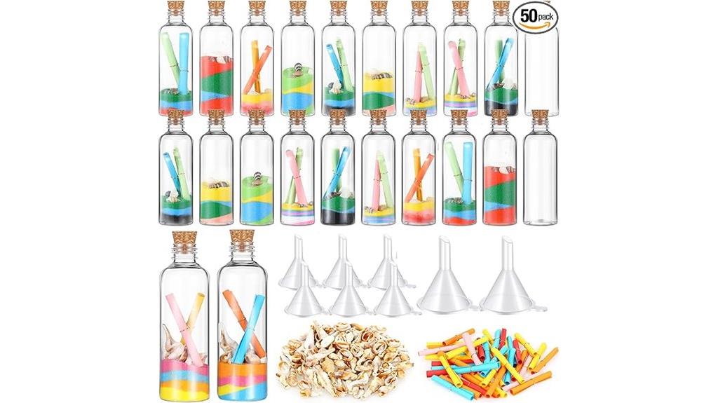 plastic message bottle kit