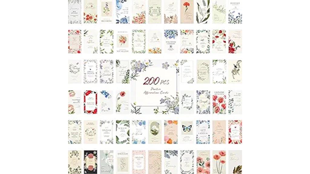 positive affirmation card set