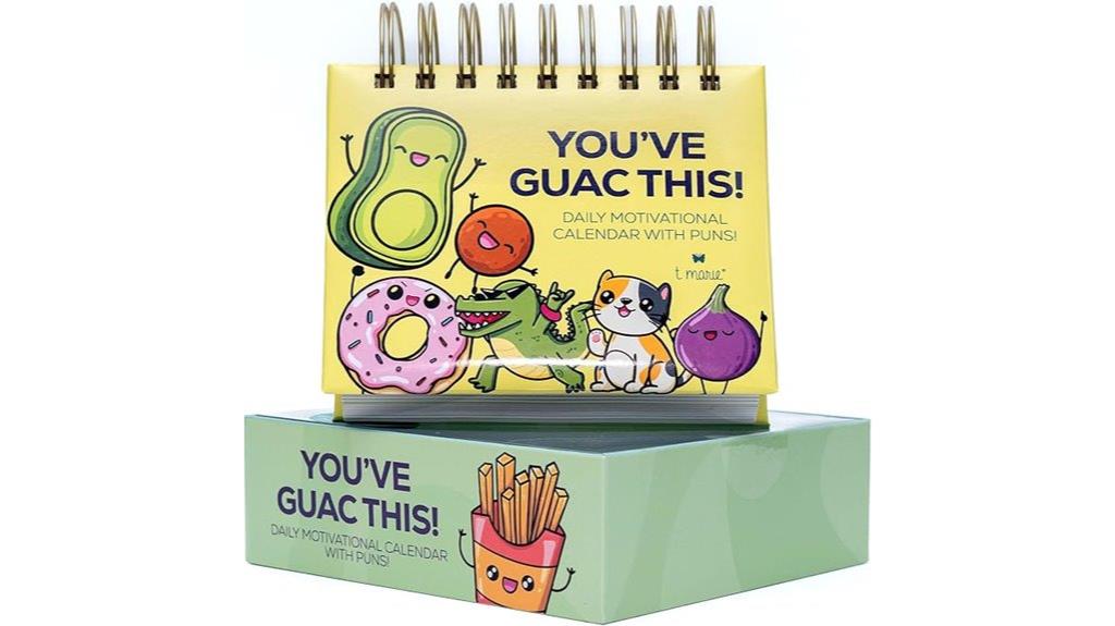 punny desk calendar