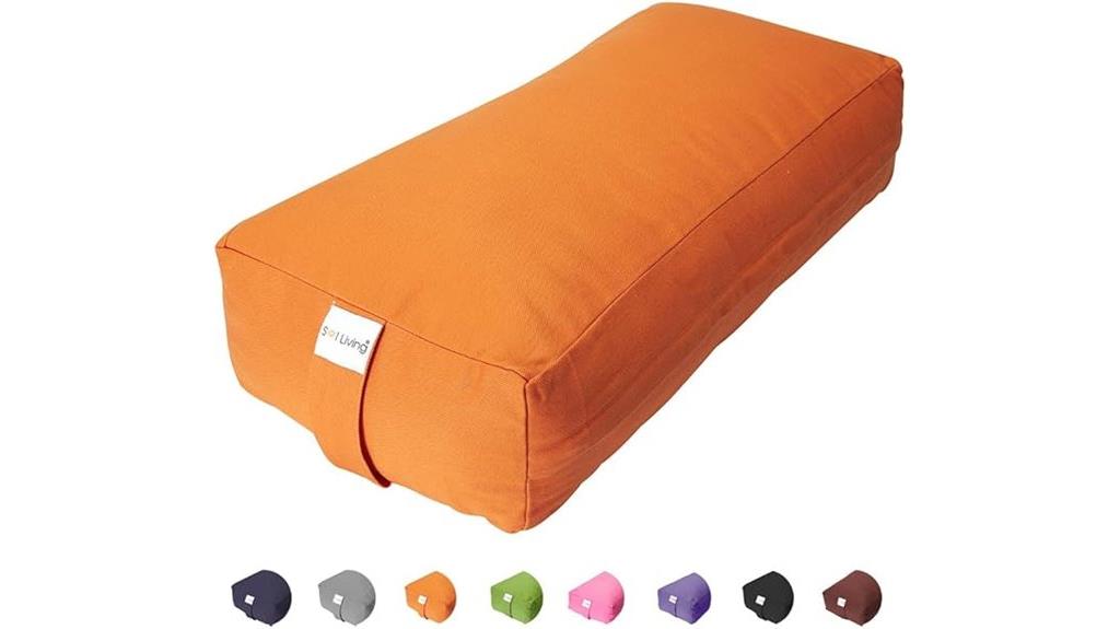 rectangular yoga meditation pillow