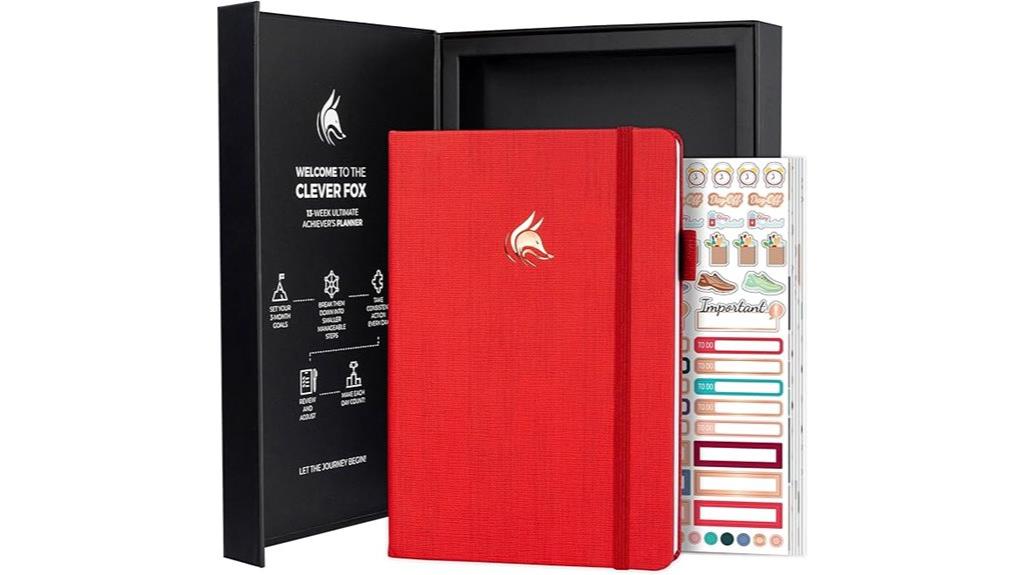 red a5 goal planner