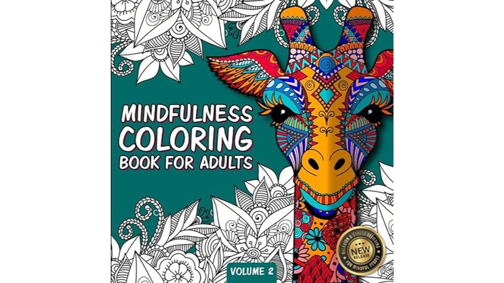relaxing adult coloring book