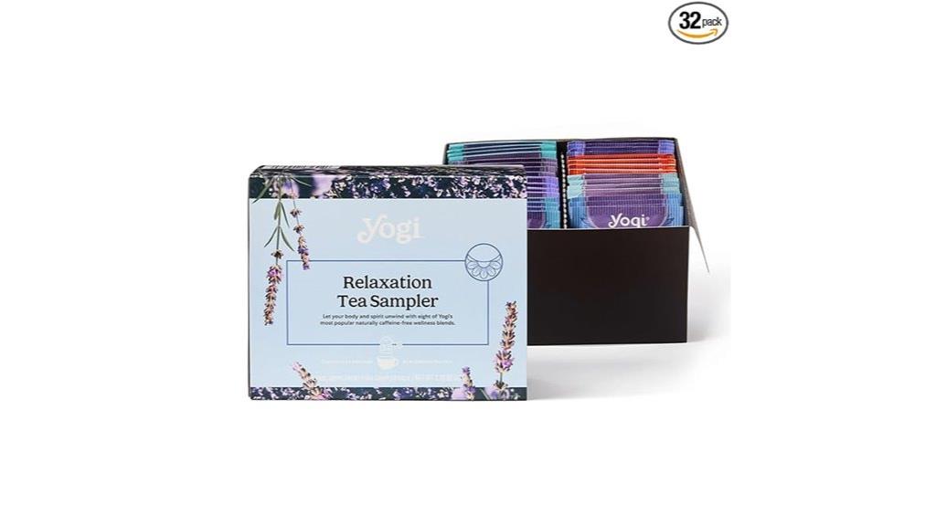 relaxing tea sampler box