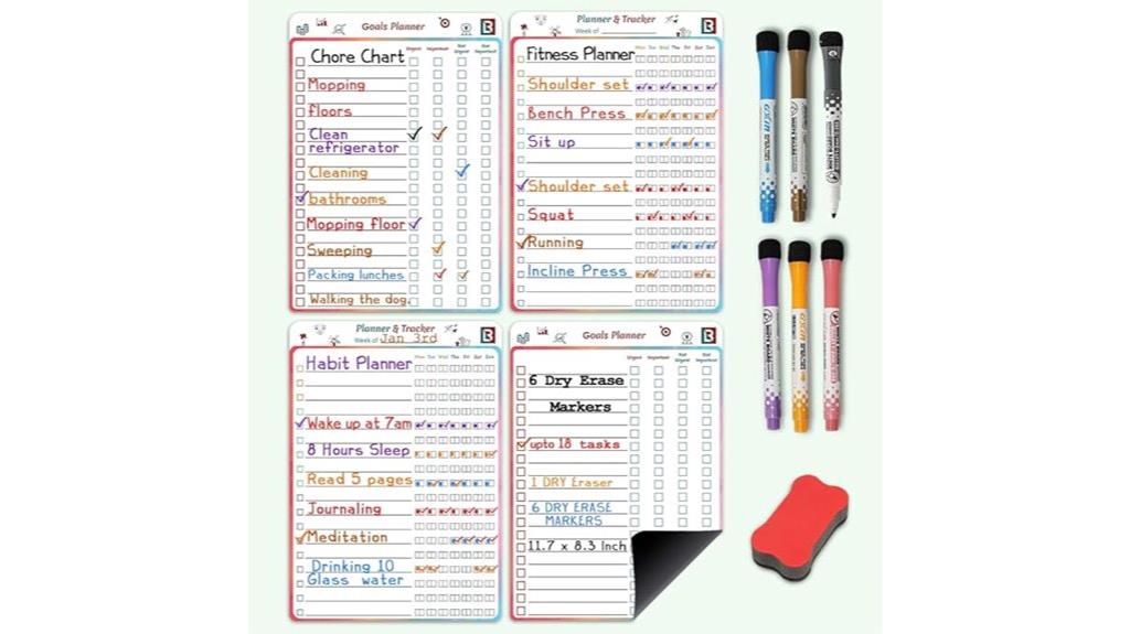 reusable habit tracker set
