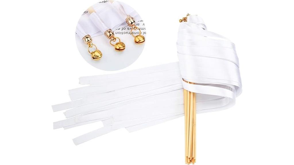 ribbon sticks with bells