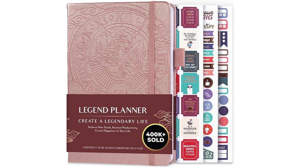 rose gold life organizer
