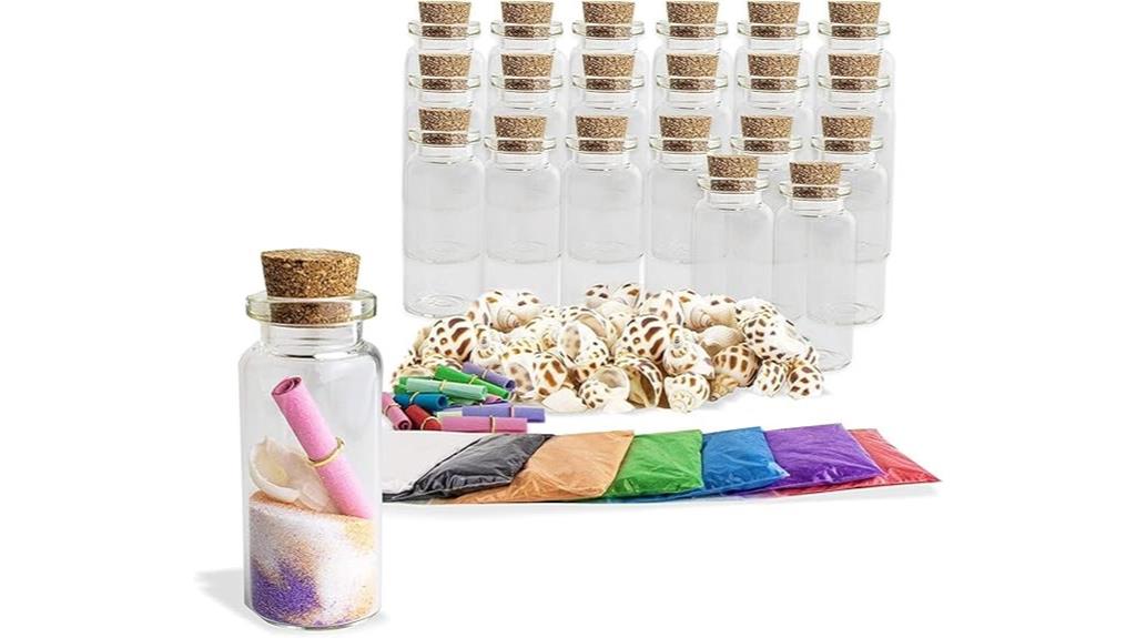 sand art wishing bottles