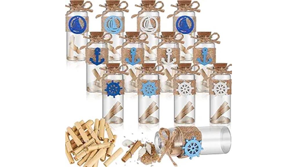 sea glass bottle collection