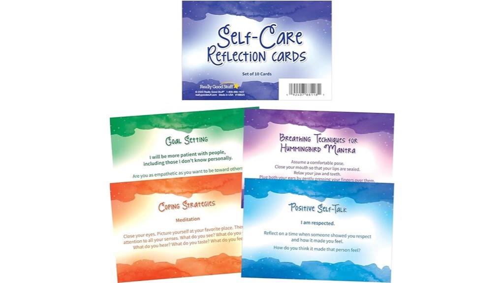 self care reflection cards