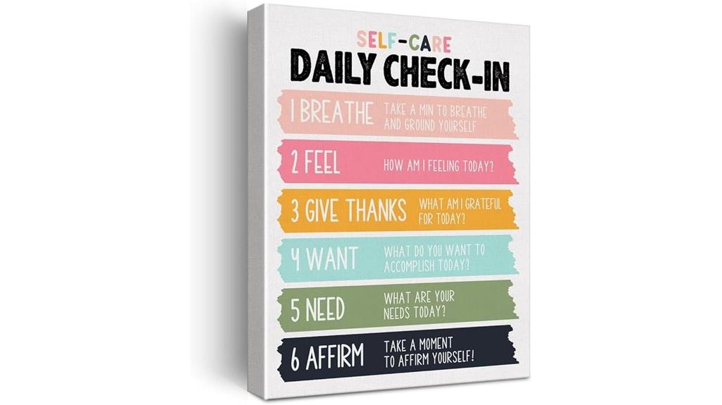 self care wall art
