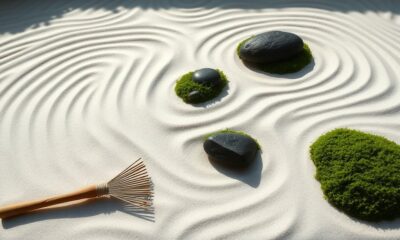 serene zen sand garden selections