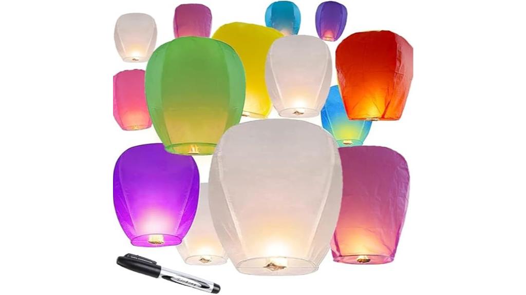 set of thirty five lanterns