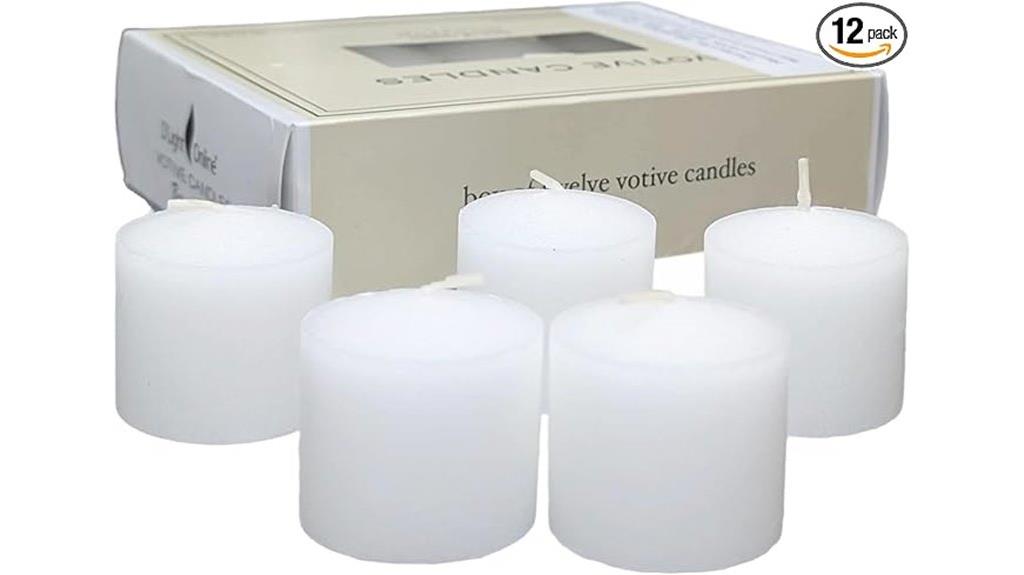 set of twelve candles