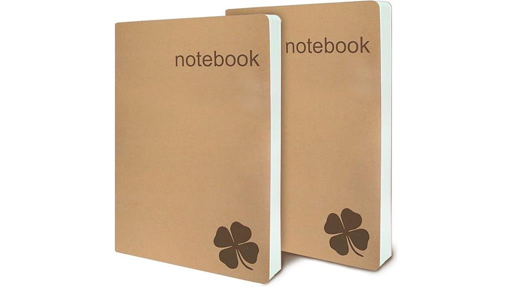 set of two a5 notebooks
