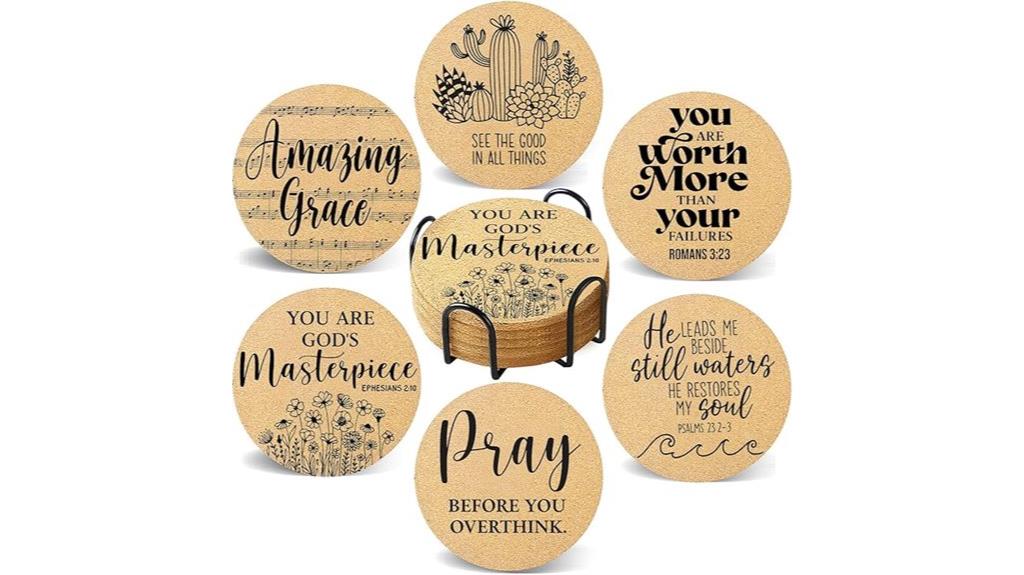 six drink coasters set