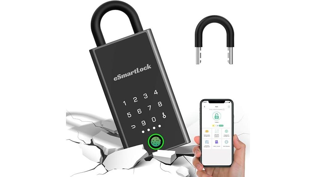 smart biometric key lock