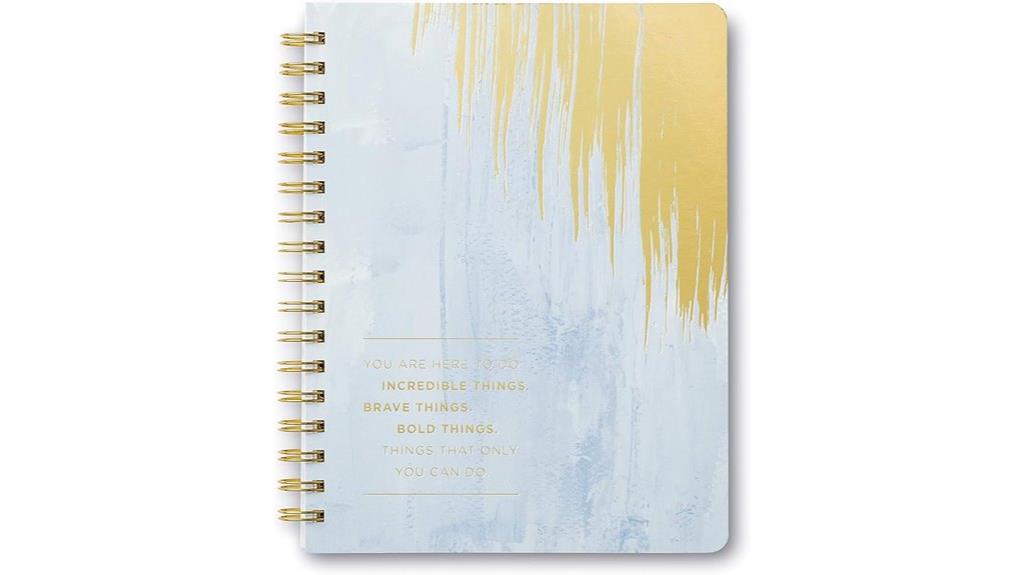 spiral notebook with 192 pages
