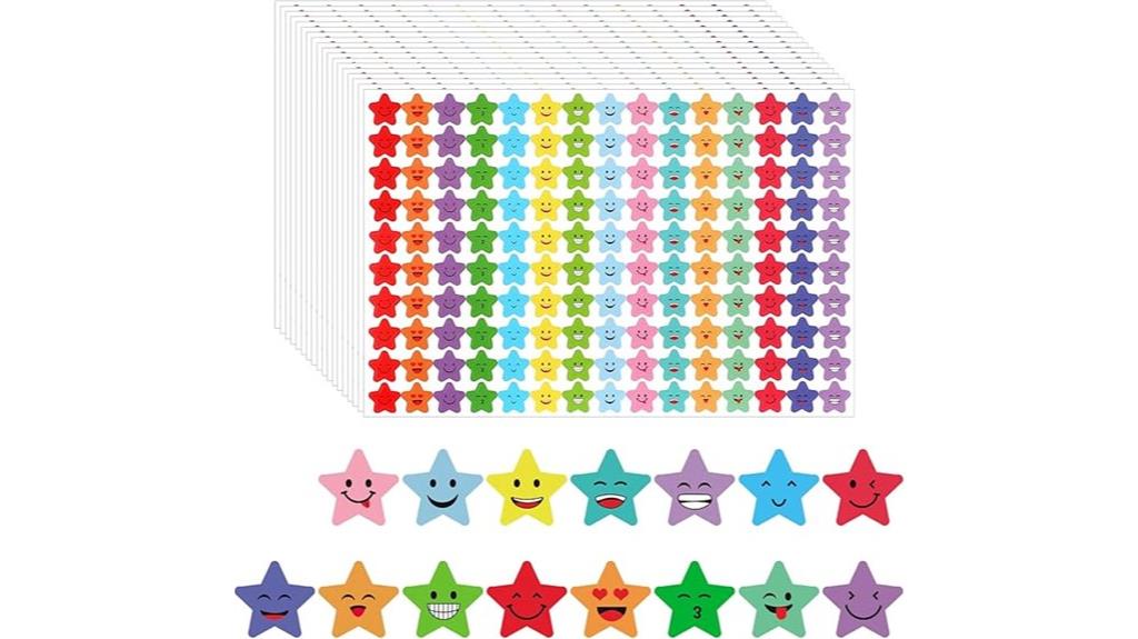 star stickers for crafts
