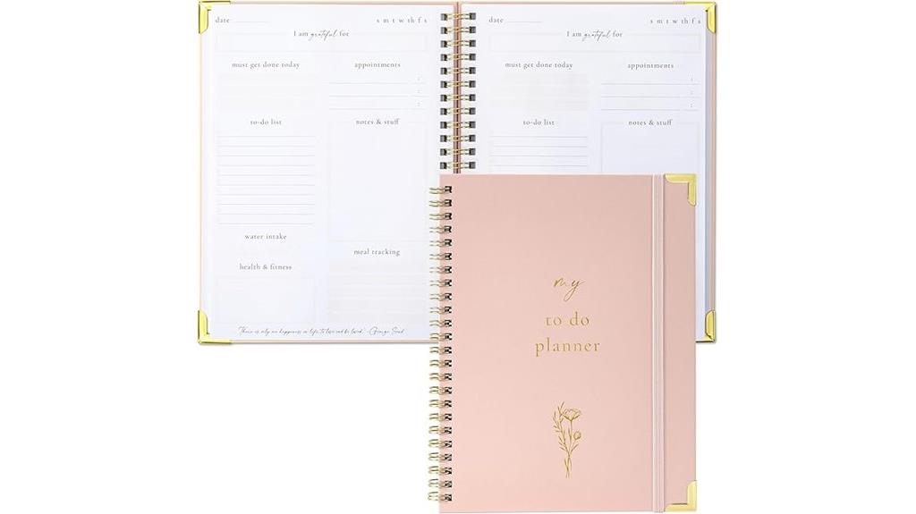 stylish daily planning notebook