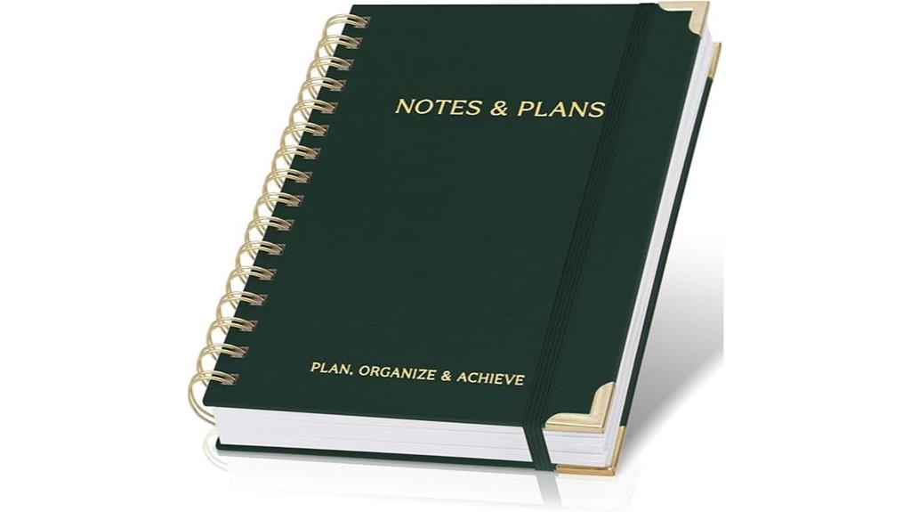 stylish daily schedule notebook