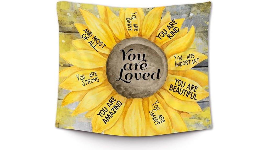 sunflower inspirational wall decor