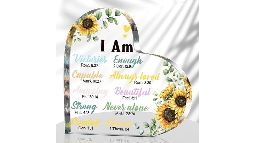 sunflowers religious scripture gift