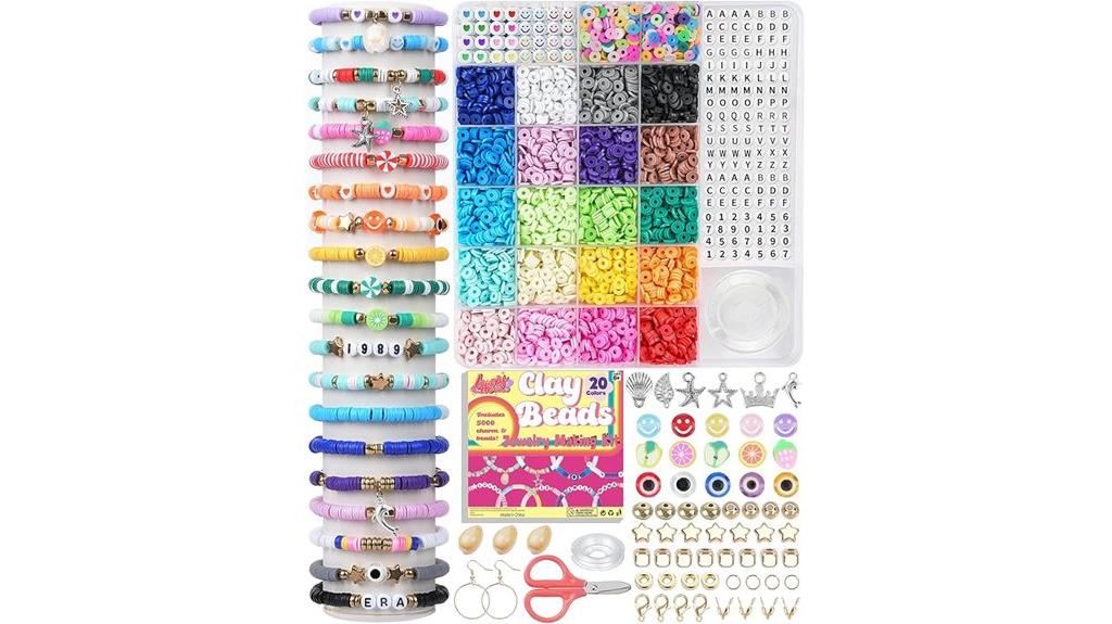teen girl clay bead kit