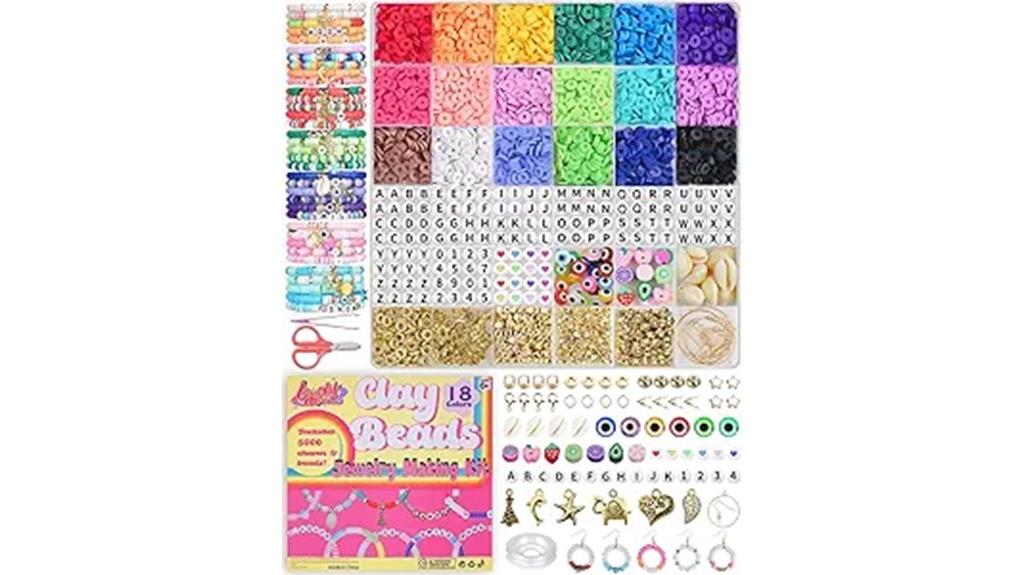 teen girls clay bead kit