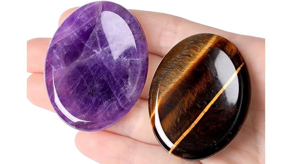tiger s eye amethyst stress stones