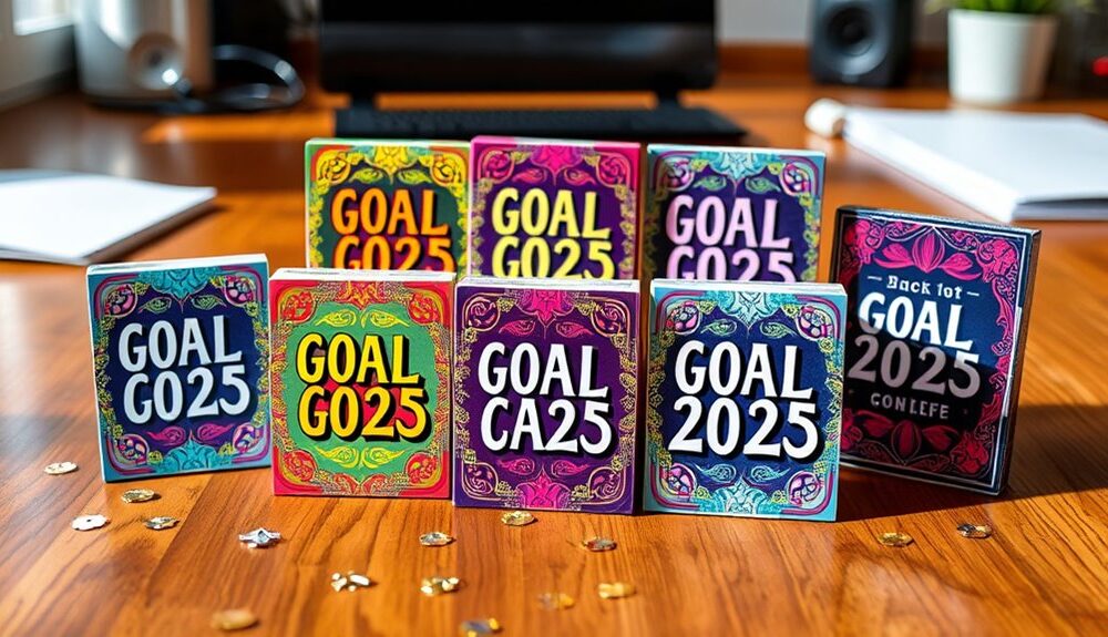 top goal setting card decks