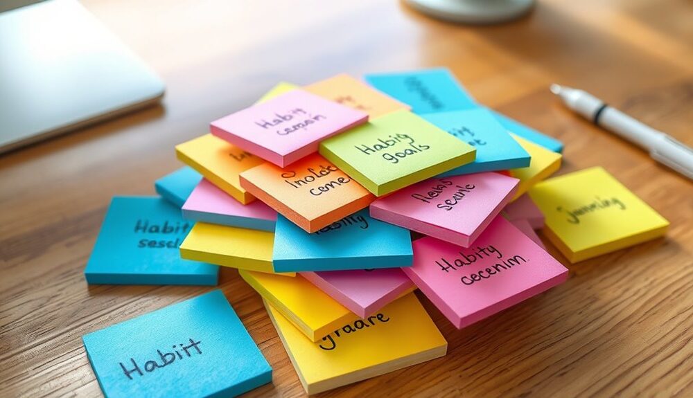 top habit tracker sticky pads