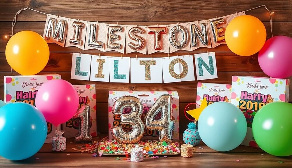 top milestone celebration kits