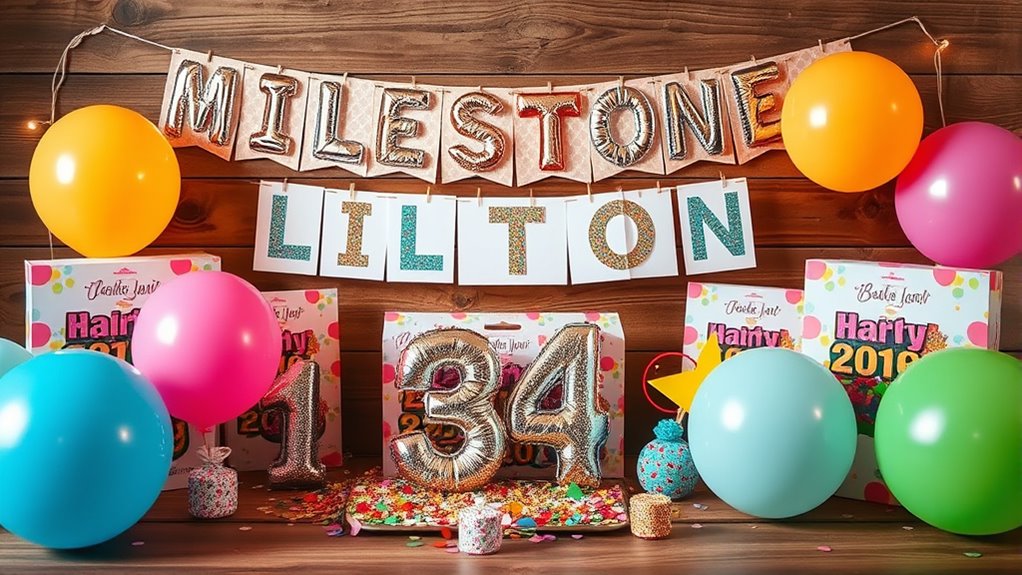 top milestone celebration kits