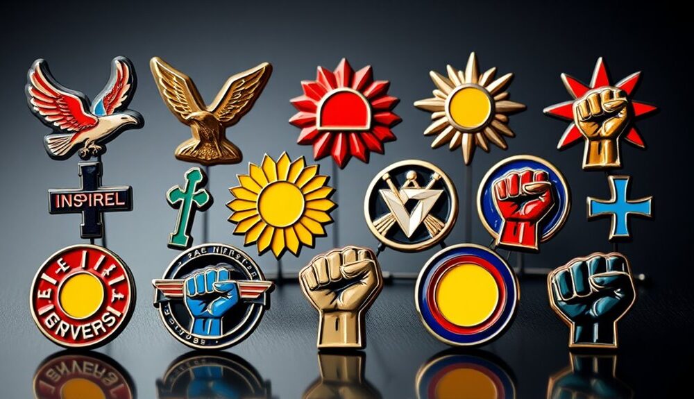 top motivational lapel pins