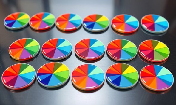 top progress pie stickers